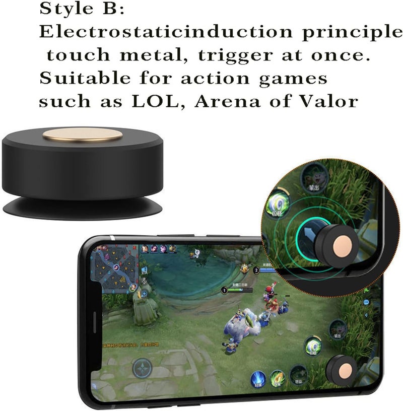 FPOUT Cellphone Game Assistant Button Mini Conductive Suction Cup Phone Game Artifact Game Joystick Finger Button - Image 4